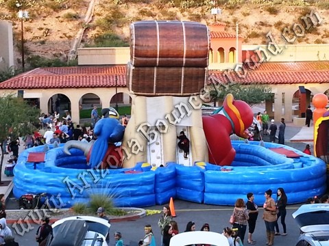 Pirate themed obstacle course rental Phoenix
